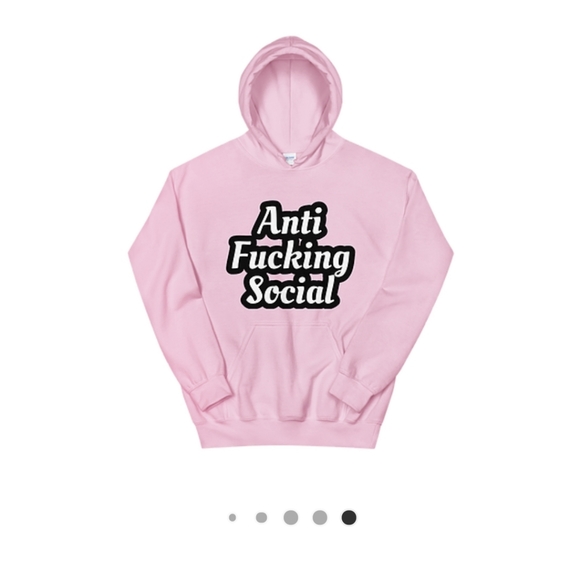 Anti Fucking Social Hoodie - Picture 8 of 8